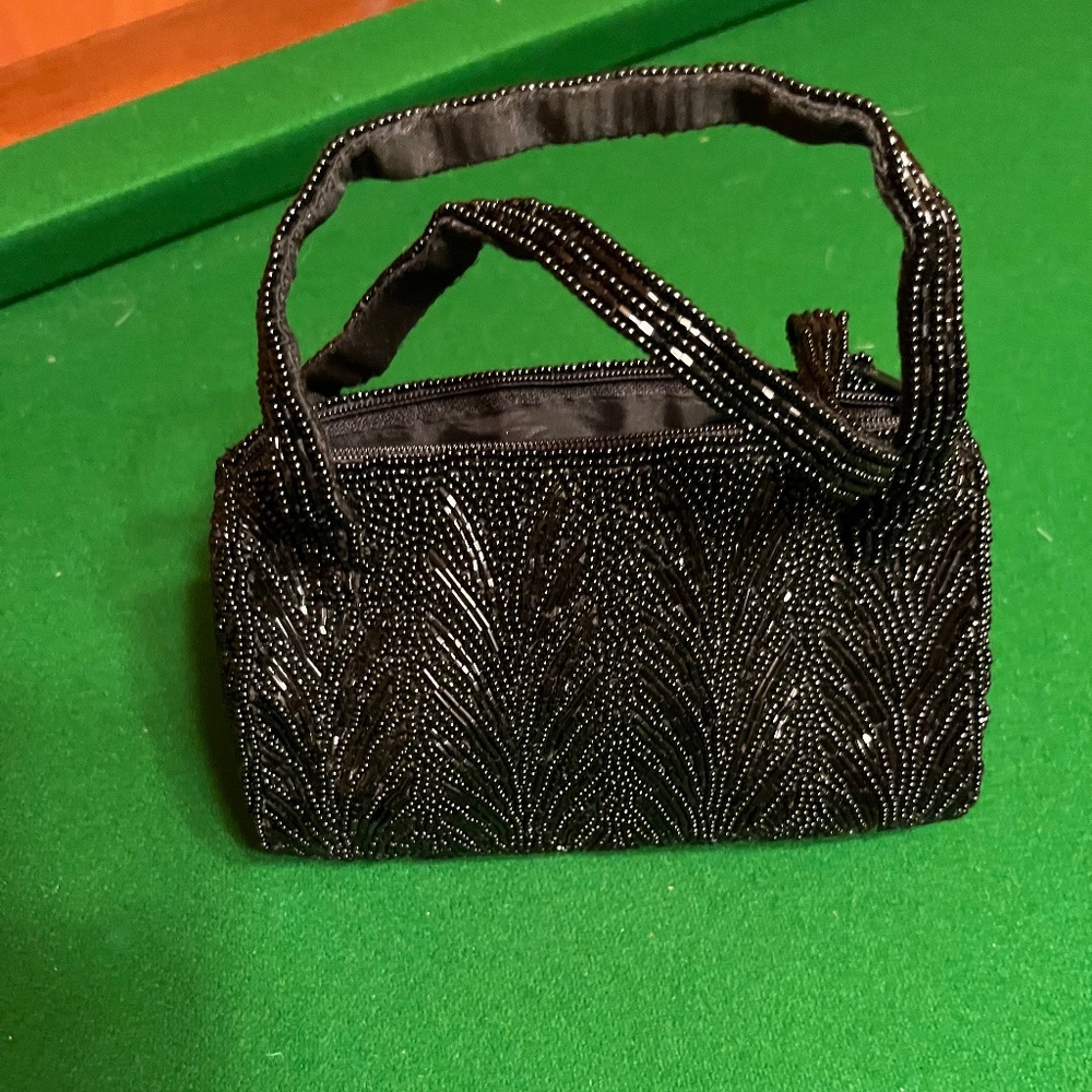 La Regale small black evening purse